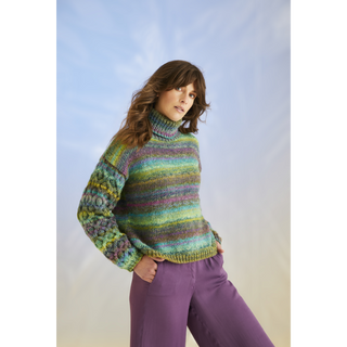 S10706 Kelp Sweater & Scarf in Sirdar Jewelspun with Wool Chunky