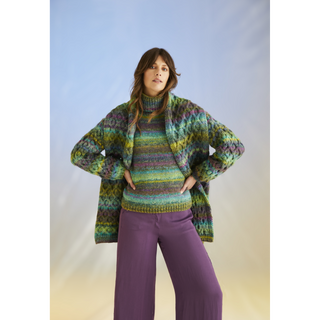 S10706 Kelp Sweater & Scarf in Sirdar Jewelspun with Wool Chunky