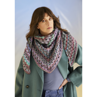 S10711 Sea Shells Shawl in Sirdar Jewelspun with Wool Chunky