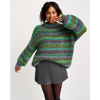 S10800 Semi-Precious Sweater in Sirdar Jewelspun with Wool Chunky