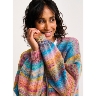 S10801 Healing Crystal Cardigan in Sirdar Jewelspun with Wool Chunky