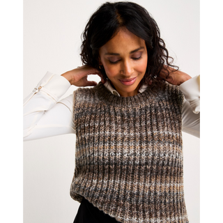 S10804 Beneath the Surface Vest in Sirdar Jewelspun with Wool Chunky