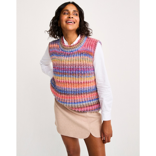 S10804 Beneath the Surface Vest in Sirdar Jewelspun with Wool Chunky