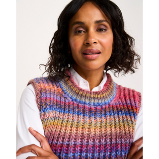 S10804 Beneath the Surface Vest in Sirdar Jewelspun with Wool Chunky
