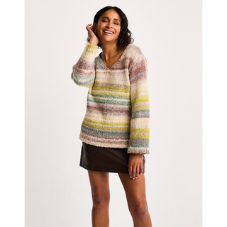 S10805 Set-in Stone Sweater in Sirdar Jewelspun with Wool Chunky
