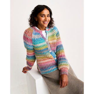 S10806 Metamorphic Cardigan in Sirdar Jewelspun with Wool Chunky