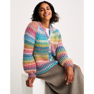 S10806 Metamorphic Cardigan in Sirdar Jewelspun with Wool Chunky