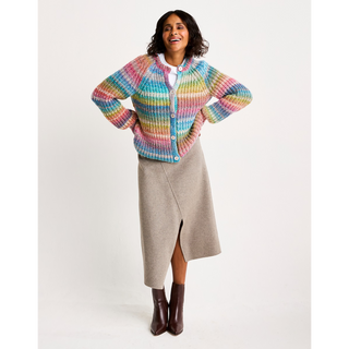 S10806 Metamorphic Cardigan in Sirdar Jewelspun with Wool Chunky