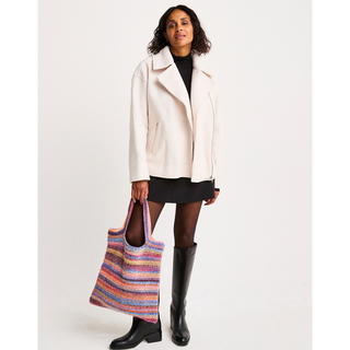 S10810 Crystal Crochet Bag in Sirdar Jewelspun with Wool Chunky
