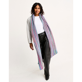 S10811 Rich Seam Crochet Scarf in Sirdar Jewelspun with Wool Chunky
