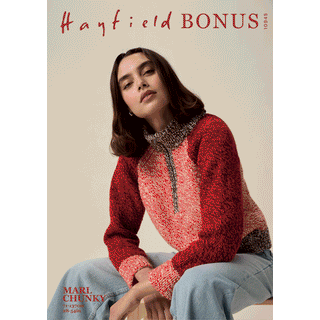 S10945 Couple Zip-Up Sweater Knitting Pattern in Hayfield Bonus Marl Chunky