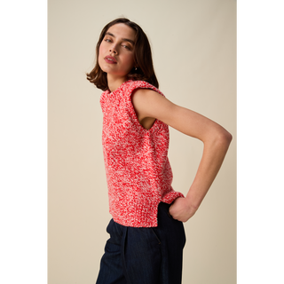 S10952 Twin Round Neck Vest Knitting Pattern in Hayfield Bonus Marl Chunky