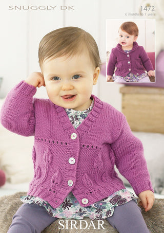 S1472 Babies Cardigans & Jackets in Snuggly DK