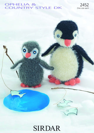 S2452 Penguin Toys in Sirdar Ophelia and Country Style DK