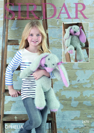 S2470 Rabbit Toy in Sirdar Ophelia