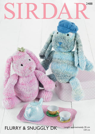 S2488 Toy Bunny in Sirdar Flurry Super Chunky