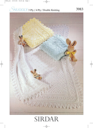 S3983 Shalws in Sirdar Snuggly 3ply, 4ply and DK