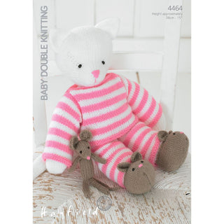 S4464 Bear Toy in Hayfield Baby DK