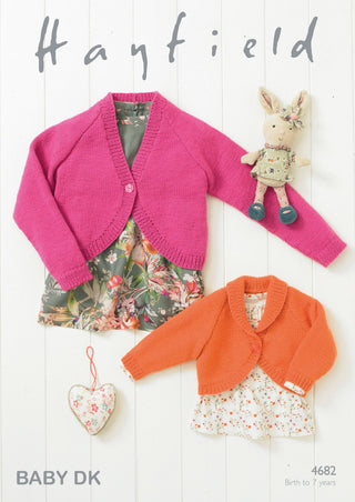 S4682 Bolero's for little ones in Hayfield Baby DK