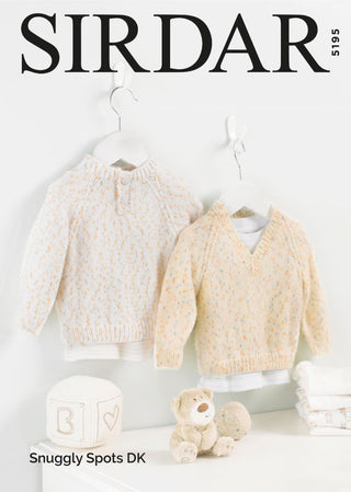 S5195 Sweaters in Sirdar Snuggly Spots DK