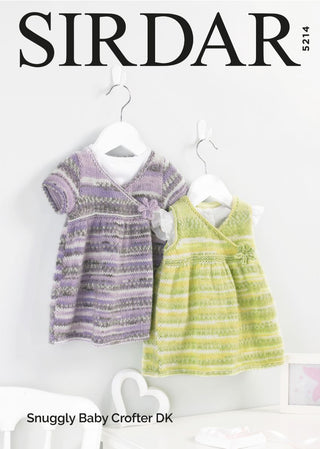 S5214 Dresses in Sirdar Snuggly Baby Crofter DK