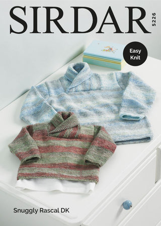 S5226 Boy's Sweaters in Sirdar Snuggly Rascal DK