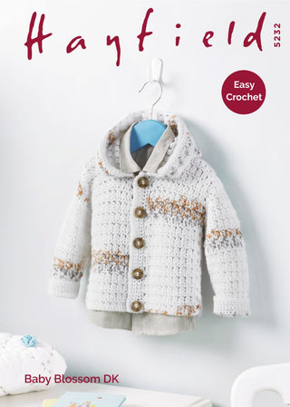 S5232 Boy's Jacket in Hayfield Baby Blossom DK