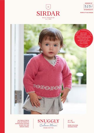 S5251 Sweater & Tank Top in Sirdar Snuggly Cashmere Merino DK