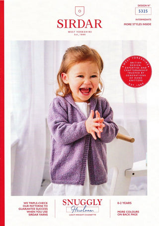 S5325 Classic Matinee Jacket in Sirdar Snuggly Heirloom