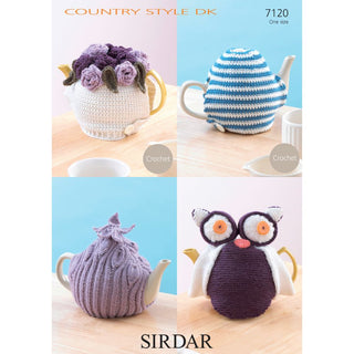 S7120 Tea Cosy's in Sirdar Country Style DK