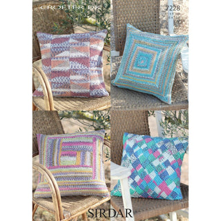 S7228 Cushion Covers in Sirdar Crofter DK