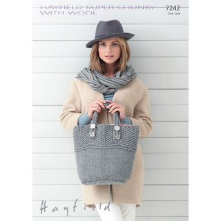 S7242 Bag in Hayfield Super Chunky with Wool