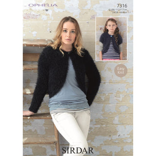 S7316 Bolero?s for Women and Girls in Sirdar Ophelia