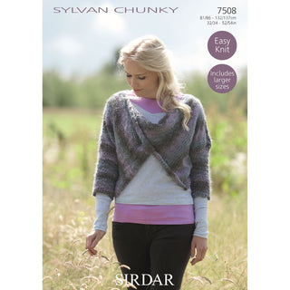 S7508 Top for Women in Sirdar Sylvan Chunky