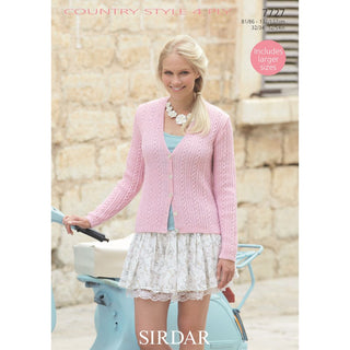 S7727 Cardigan for Women in Sirdar Country Style 4 Ply