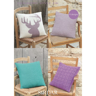 S7755 Cushion Covers in Sirdar Country Style DK