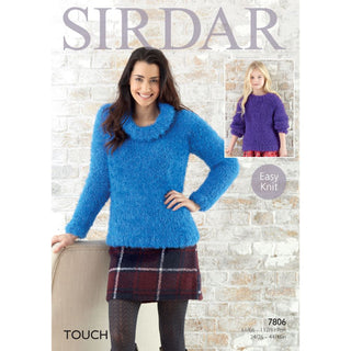 S7806 Sweaters for Women and Girls in Sirdar Touch