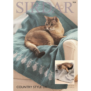 S7828 Blankets in Sirdar Country Style DK