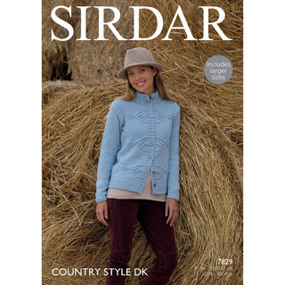 S7829 Jacket for Women in Sirdar Country Style DK