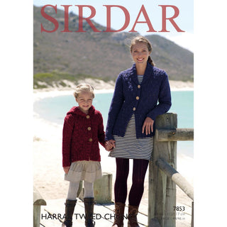 S7853 Jackets for Women and Children in Sirdar Harrap Tweed Chunky