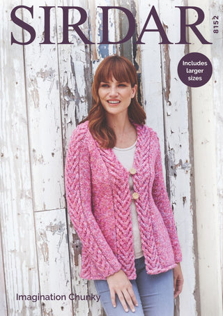 S8152 Ladies Jacket in Sirdar Imagination Chunky
