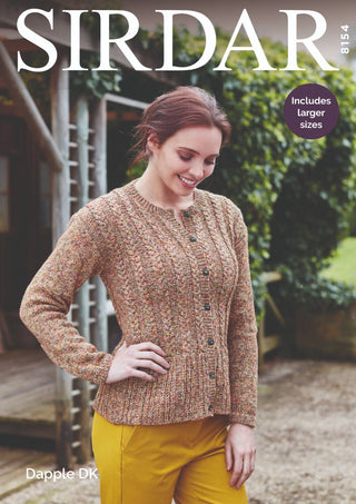 S8154 Jacket in Sirdar Dapple DK