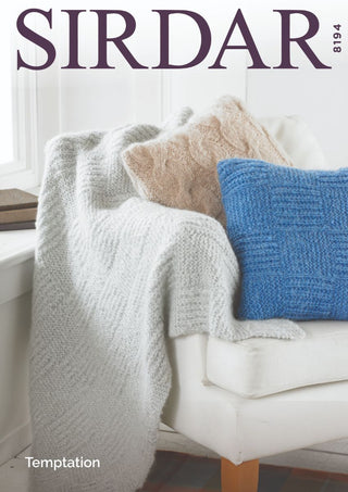 S8194 Home Accessories in Sirdar Temptation