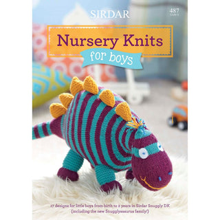 S487 Nursery Knits for Boys, 19 designs for Baby Boys from birth to 2 years in Snuggly DK