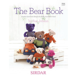 S506 The Bear Book by Sue Jobson, Lovable hand knit designs for fluffy Snowflake bears