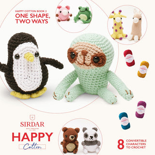 Sirdar Happy Cotton DK Book 2 - One Shape, Two Ways