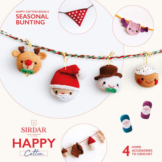 Sirdar Happy Cotton DK Book 8 - Seasonal Bunting