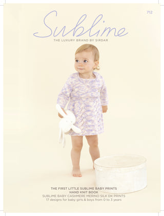 SUB712 The First Little Sublime Baby Prints Handknit Book