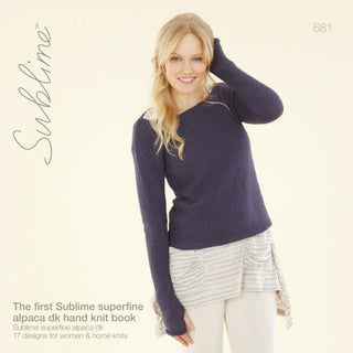 SU681 The First Superfine Alpaca DK, 17 designs for women and the home in Sublime Superfine Alpaca DK