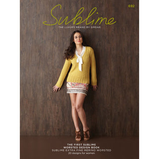 SU692 The First Sublime Worsted Design Book, 21 designs for women